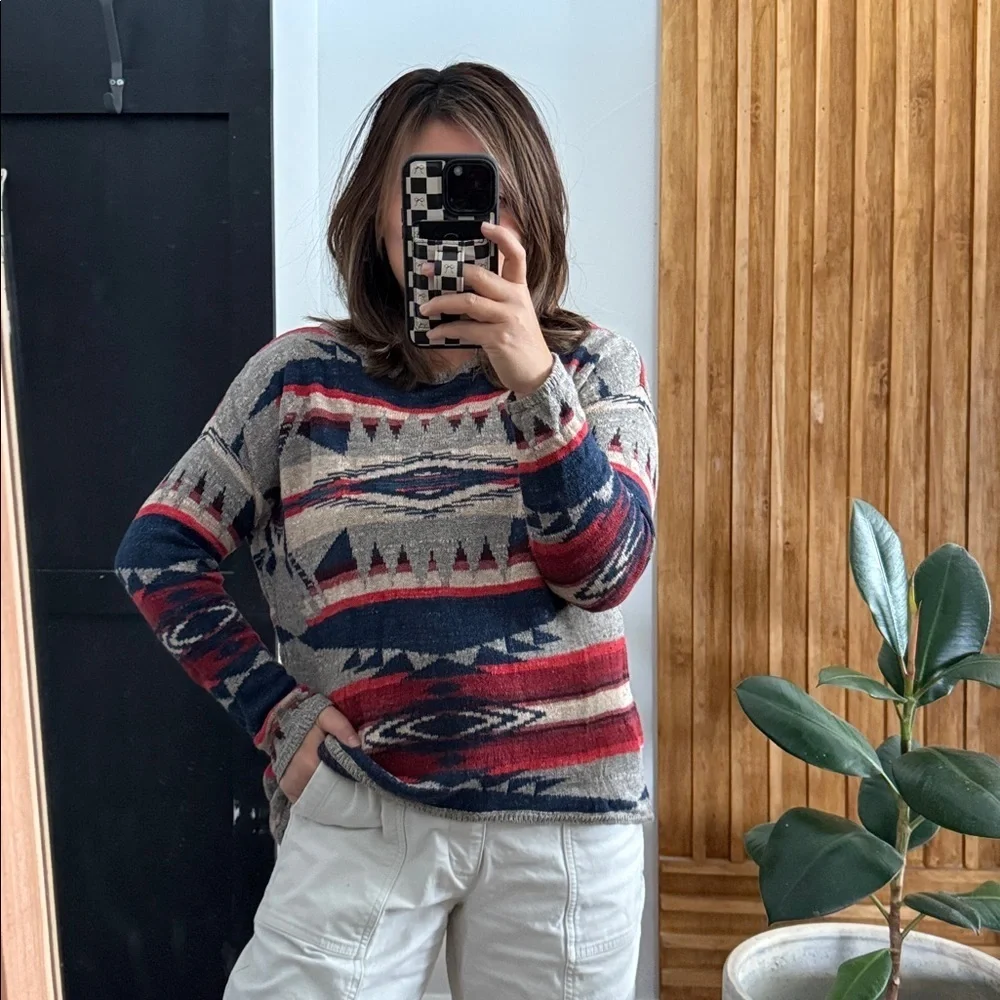 Polo Ralph Lauren Southwestern Pullover Sweater. Size S